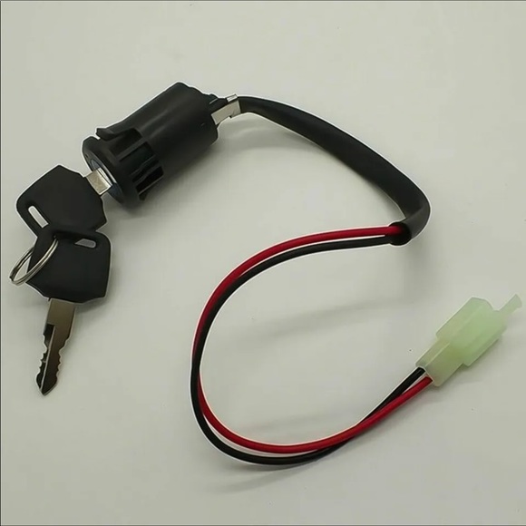 Ignition Key Switch Moped Electric Motorcycle 2 Wire On/Off  ATV Dirt Bike - Picture 3 of 5